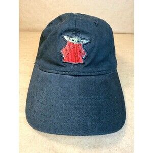 Star Wars The Mandalorian The Child (Baby Yoda) Black Adjustable Baseball Cap